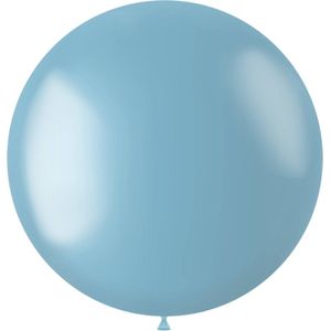 Folat - ballon XL Radiant Sky Blue Metallic - 78 cm