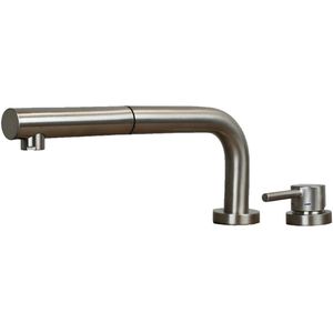 Nobili Aquerelli 93500 keukenkraan, RVS-look