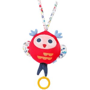 Fehn Muziekdoosje Color Friends Uil 18 Cm Pluche