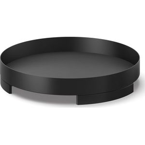 Trevo Dienblad Verhoogd. | Zwart | Staal