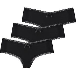 Hunkemöller 3-pack London v-shape brasilian Onderbroek - Maat XS