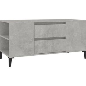 vidaXL-Tv-meubel-102x44,5x50-cm-bewerkt-hout-betongrijs