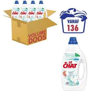Le chat - Wasmiddel - Vloeibaar wasmiddel - Sensitive Freshness Jasmijn - 34wb/1,7L x 4