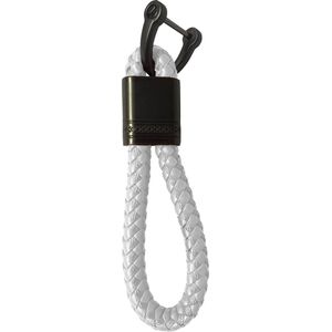 Sleutelhanger Koord Met Sleutelhanger Ring Sleutelhanger Touw Auto Sleutelhanger - Wit