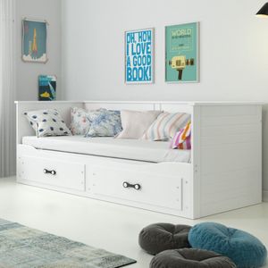 Kinderbed Hermes incl 2 matrassen Wit