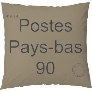 Stapelgoed Post - Sierkussen - Bruin - 50x50