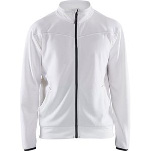 Blaklader Service sweatshirt met rits 3362-2526 - Wit/Donkergrijs - XL