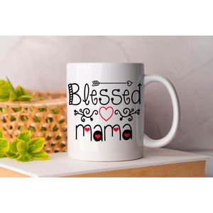 Mok Blessed Mama - Baby - Baby Op Komst - Baby In Progress - Baby On Board - Pregnant - Coming Sonn - Love - Gift