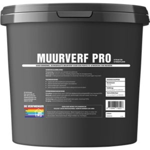 Muurverf Pro RAL 9001 10 Liter Mengkleur