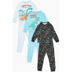 3 stuks dino pyjamas