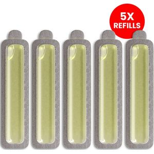Fairfume® - Auto Parfum – Navulling - Auto Geurverfrisser - Autoaccessoires – Parfum Voor Heren & Dames - Cadeau - 5 Stuks - (Cologne / Cherry / Ocean Breeze / Lemon / English Pear)