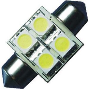 Auto LEDlamp - LED festoon/ buislamp 31mm - Xenon wit 6000K - 12 Volt