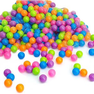 750 Kleurrijke Ballen voor Ballenbad 5,5cm Ballenbak Ballen Baby Plastic Ballen