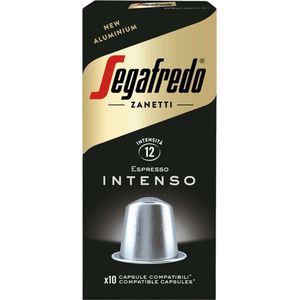 Segafredo - Koffie Cups Intenso - Nespresso cups - Krachtige koffiecups - 10 Stuks -  Sterkte 9/10