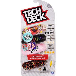 Tech Deck Vingerskateboard 4-pack