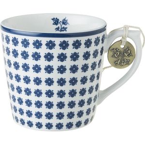 Laura Ashley Blueprint Collectables Mini mok - Koffiemok - Theemok - Humble Daisy - 22 cl.