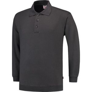 Tricorp casual Polo/Sweater boord - 301005 - Donkergrijs - maat L