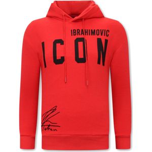 ICON Oversized Hoodie - Rood