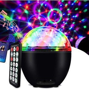 LED Discobal met Muziekgestuurde Lichteffecten - Magische Feestverlichting voor Disco, Kinderfeestjes en Verjaardagen