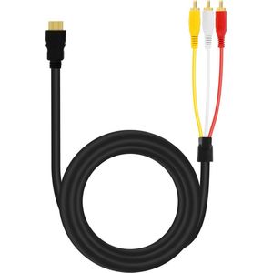 HDMI naar 3x RCA kabel, Mannelijk Audio- en Video-Adapter 1,5 m HD-AV994 LinQ