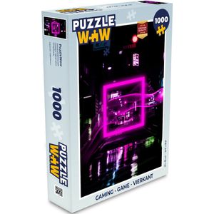 Puzzel Gaming - Game - Vierkant - Abstract - Legpuzzel - Puzzel 1000 stukjes volwassenen