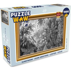 Puzzel Kunstwerk - Oude meesters - Lijsten - Goud - Legpuzzel - Puzzel 1000 stukjes volwassenen