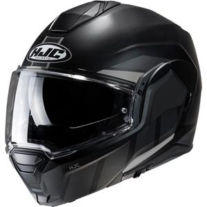 Hjc I100 Beis Zwart Grijs MC5SF Systeemhelm - Maat XS - Helm