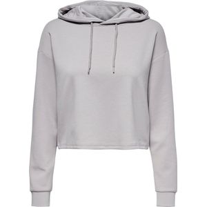 Only Play Cropped Hoody - Dames - Gull Gray Grijs - Maat L
