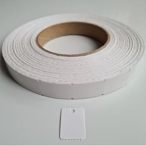 Hangetiket op rol 17x25mm blanko 2000 st