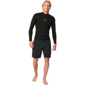 2025 Rip Curl Heren Dawn Patrol 1.5mm Lange Mouwen Jas - Black