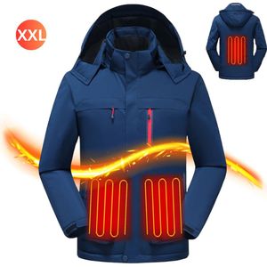 Nivard Verwarmde Jas - Heating Jacket - Thermo Jas - Elektrische Kleding - Jas Met Verwarming - Extra Comfortabel - Heren - Maat L - Blauw