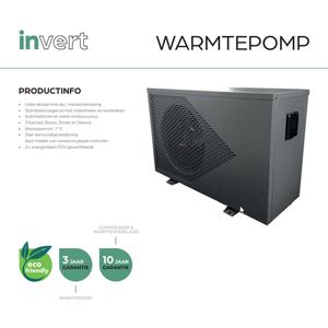 Invert Warmtepomp 16,5 kW - 70-85 m³