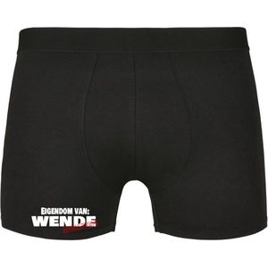 Eigendom van Wende , Afblijven! Heren Boxershort - Relatie - Vriend - Onderbroek