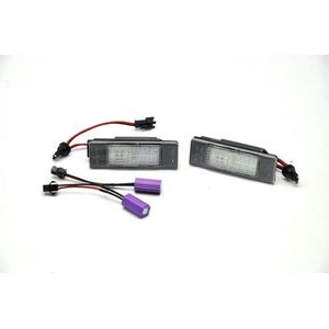 AutoStyle Set pasklare LED nummerplaat verlichting passend voor Mercedes/Nissan diversen