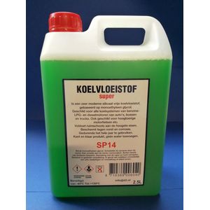 Koelvloeistof SP14 (Longlife) 2,5Ltr. -40 graden