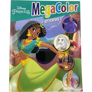 MegaColor Disney Princess Kleurboek + stickers