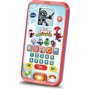 VTech Spidey Smartphone - Educatief Speelgoed - Gadgets voor Kinderen - Maak Kennis met Cijfers, Tellen en Vergelijken - 3 tot 7 Jaar