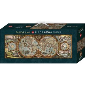 Heye 29615 Hemisphere Map puzzel - 6000 stuks