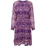 Only Jurk Onlviva Life L/s Layer Dress Ptm 15314974 Purple Magic Dames Maat - XL