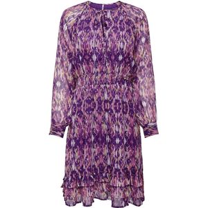 Only Jurk Onlviva Life L/s Layer Dress Ptm 15314974 Purple Magic Dames Maat - XL
