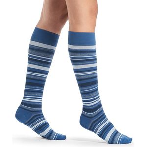 Sigvaris Microfiber Shades Steunkousen Dames Gestreept Blauw-Maat: 41 - 44