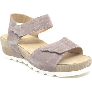Durea, 7404 025 0288, Rose kleurige dames sandalen met klittenband sluiting