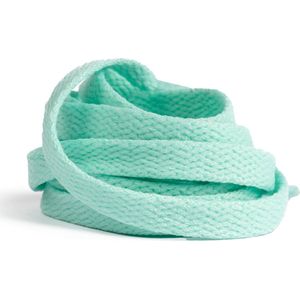 GBG Sneaker Veters 140CM - Turquoise - Mint Blauw - Aqua Blue - Schoenveters - Laces - Platte Veter