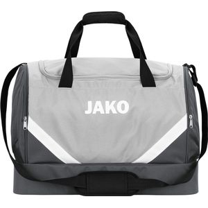 Jako - Sports Bag Iconic with Bottom Compartment Senior - Grijze Tas-Junior