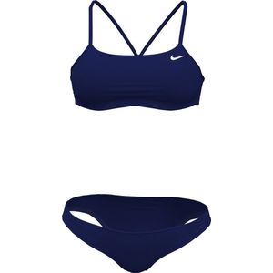 Nike Swim Nike Essential - Racerback bikini set Dames Bikiniset - Midnight navy - Maat M
