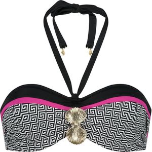Sapph - Bikintopje voor vrouwen - Bandeau bikini - Paradiso - Geometric print - 80D