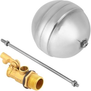 Float Ball Value DN15 G1/2 Messing Buitendraad - Watersensor RVS Float Ball Value - Koop nu .