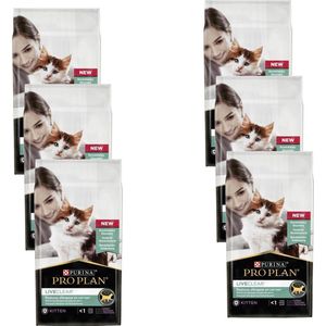 Pro Plan LiveClear Sterilised Junior (Kitten) Kalkoen - Kattenvoer - 6 x 1.4kg