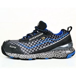 SIR SAFETY MONZA Veiligheidsschoenen S1PS HEREN Werkschoen Grijs - Aluminium Neus en Composiet Tussenzool - Antislip SR - Ademend