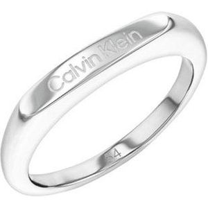 Calvin Klein CJ35000187B Dames Ring - Minimalistische ring